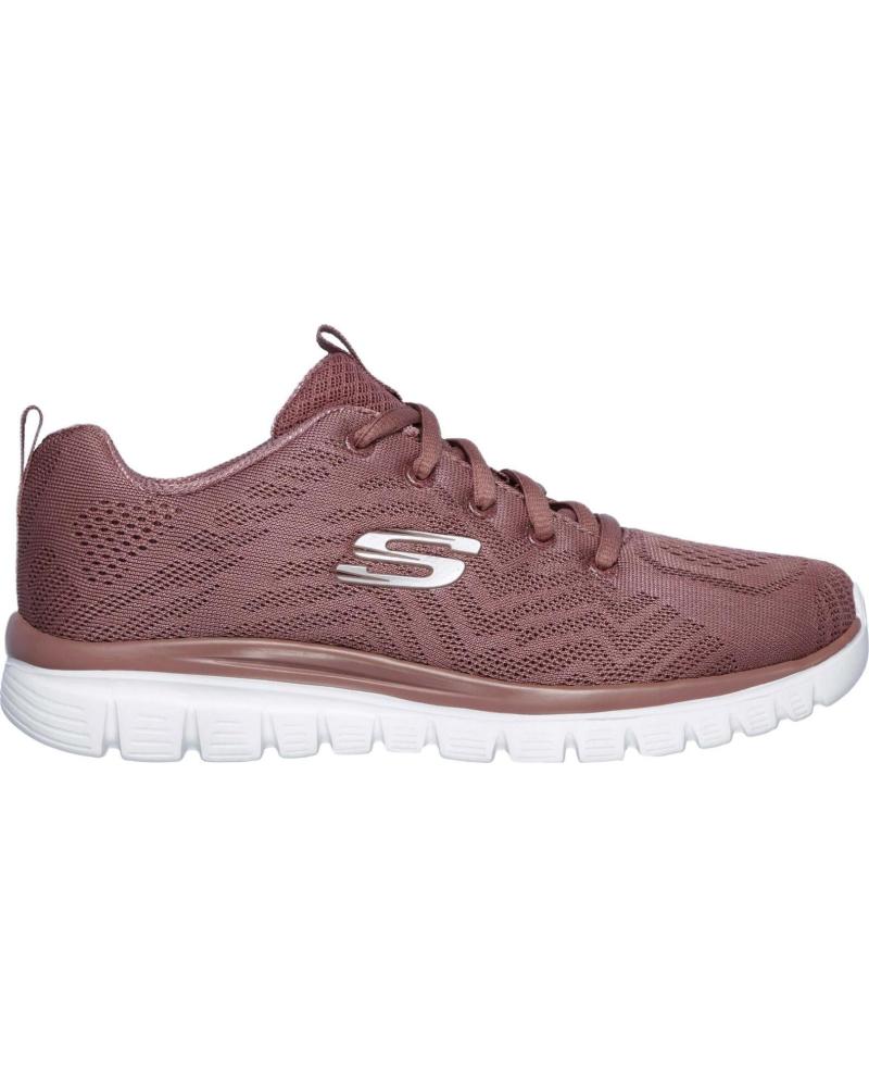 SKECHERS SKECHERS ZAPATILLAS DEPORTIVAS DE MALLA ROSA