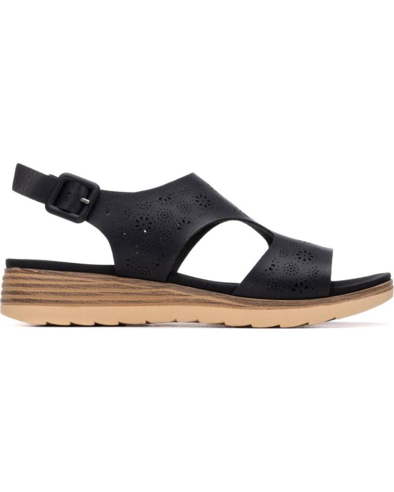 REFRESH SANDALIA REFRESH 175167 CON PLATAFORMA NEGRO
