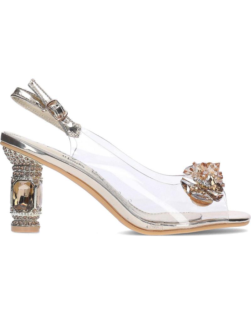 LAURA VITA SANDALIA MYRIANO 25 TACÓN JOYA ORO