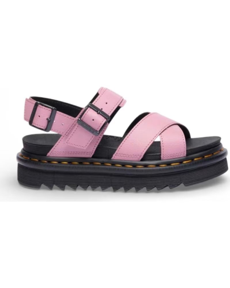 Sandalias Dr Martens Voss Ii - Cierre con Hebilla en Rosa Morado
