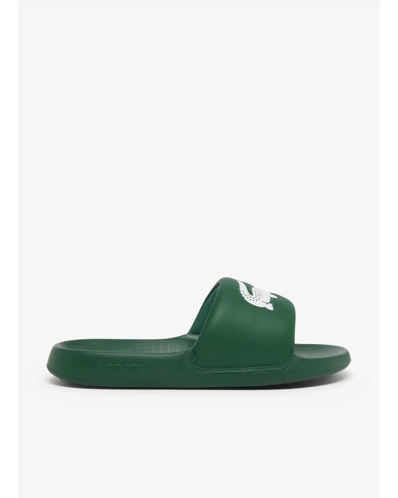LACOSTE SANDALIAS SERVE SLIDE 10 CON LOGO VERDE