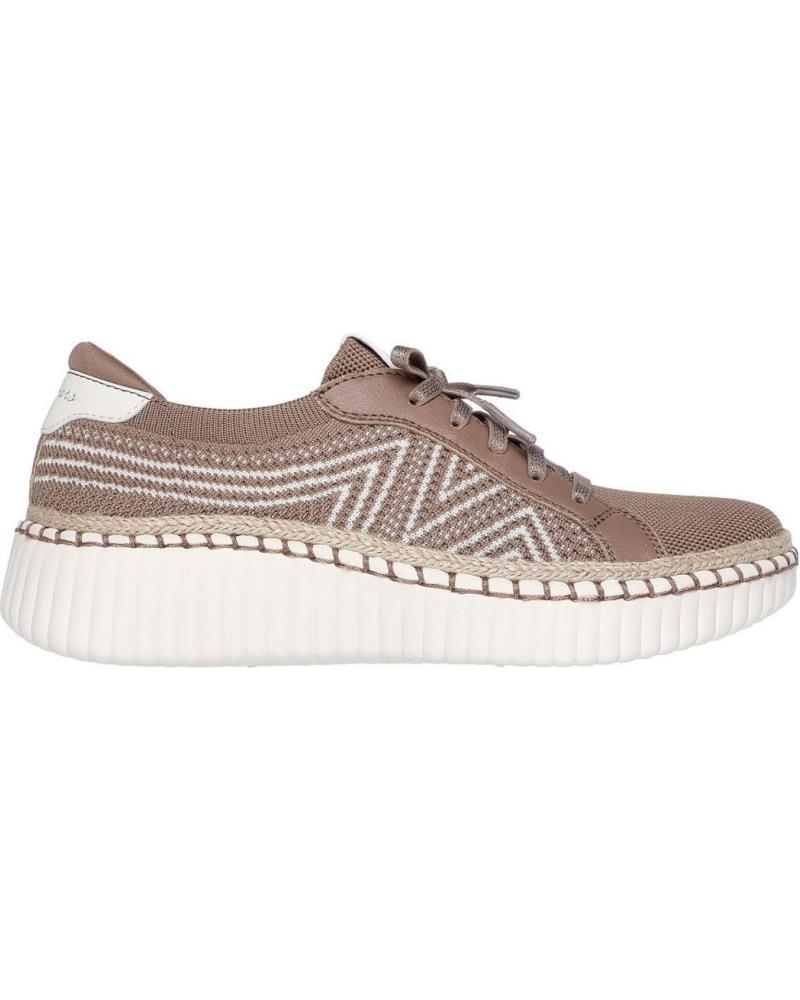 SKECHERS ZAPATILLAS SKECHERS 100716 CON DETALLES BORDADOS TAUPE