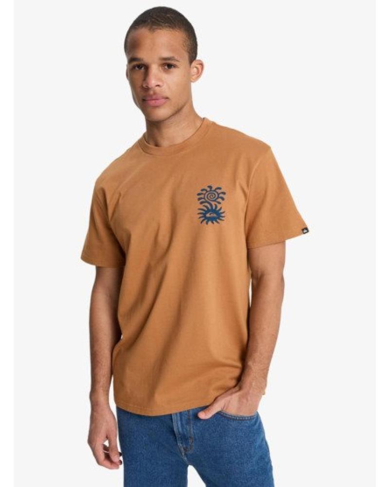 QUICKSILVER CAMISETA QUIKSILVER EQYZT08264 CON ESTAMPADO GRÁFICO MARRON CLARO