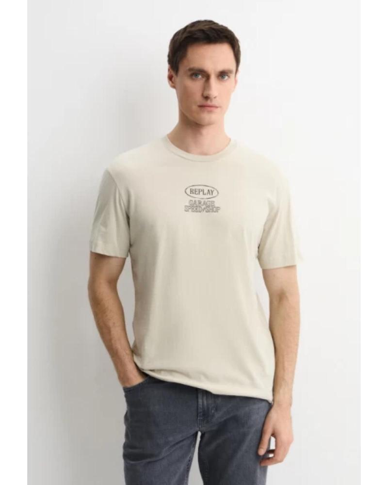 REPLAY CAMISETA M3348 REPLAY BEIG CLARO