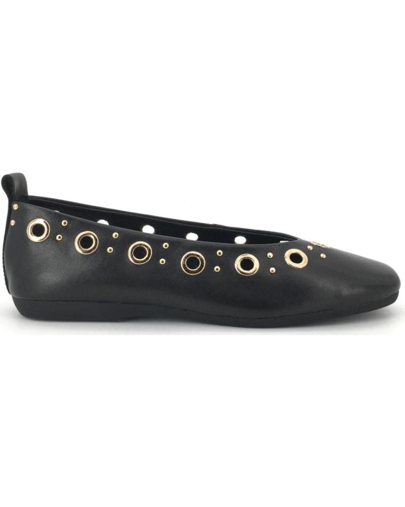 CARMELA BAILARINAS 163305 CON OJALES DECORATIVOS NEGRO