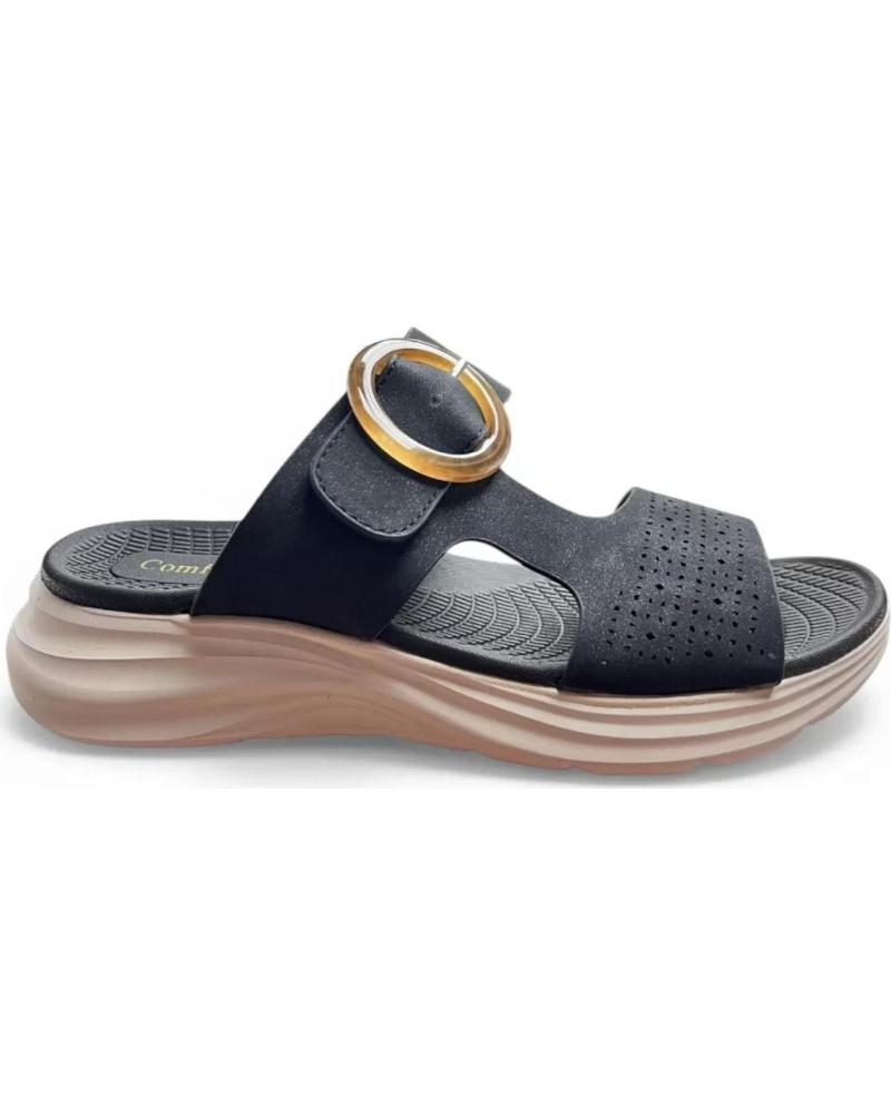 TIMBOS ZUECO BIO CONFORT CON HEBILLA AJUSTABLE TIMBOS NEGRO