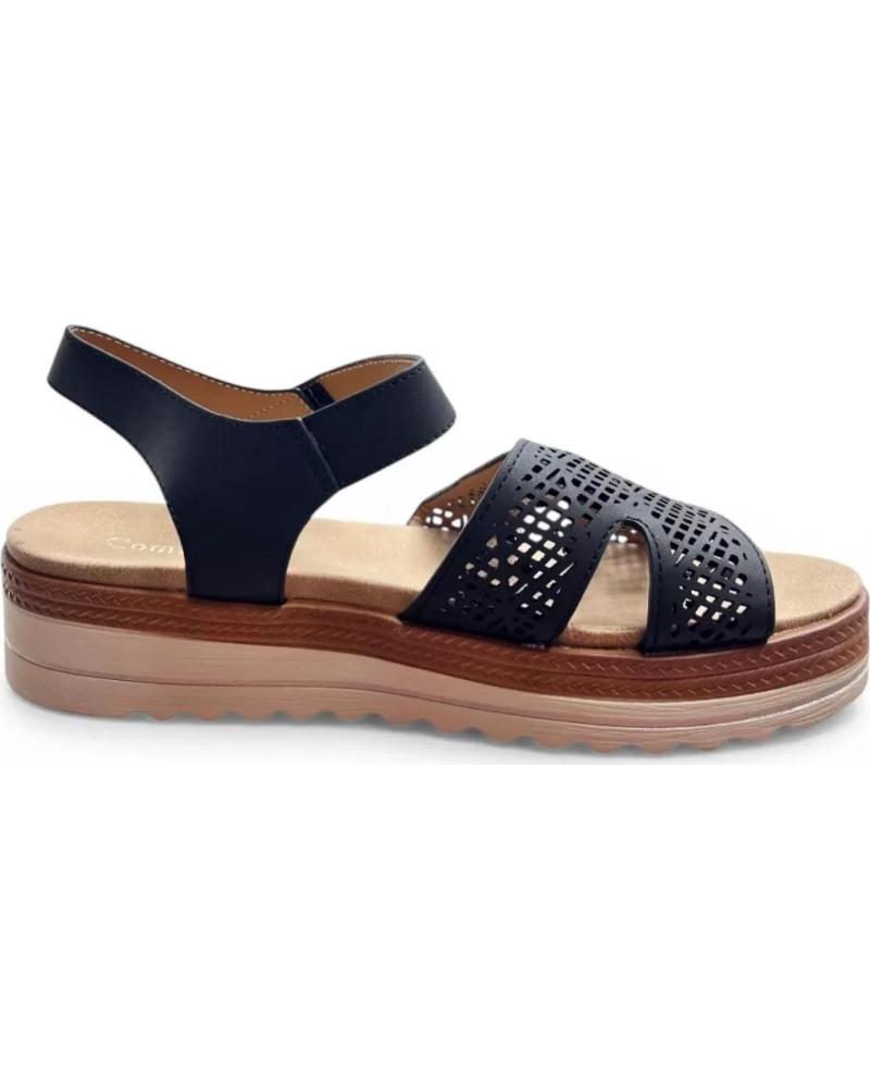 TIMBOS SANDALIAS PLATAFORMA TIMBOS 132624 NEGRO