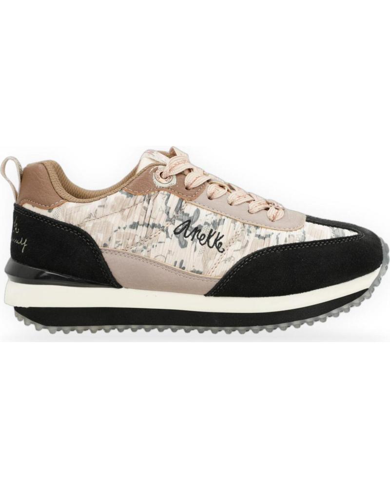 ANEKKE ZAPATILLAS ANEKKE CON ESTAMPADO Y DETALLES METALIZADOS