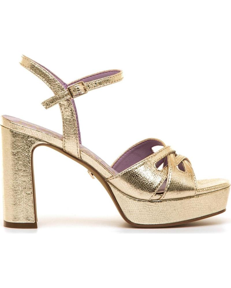 MARIA MARE SANDALIA MARIA MARE 68711 TACÓN BLOQUE Y PLATAFORMA GOLD