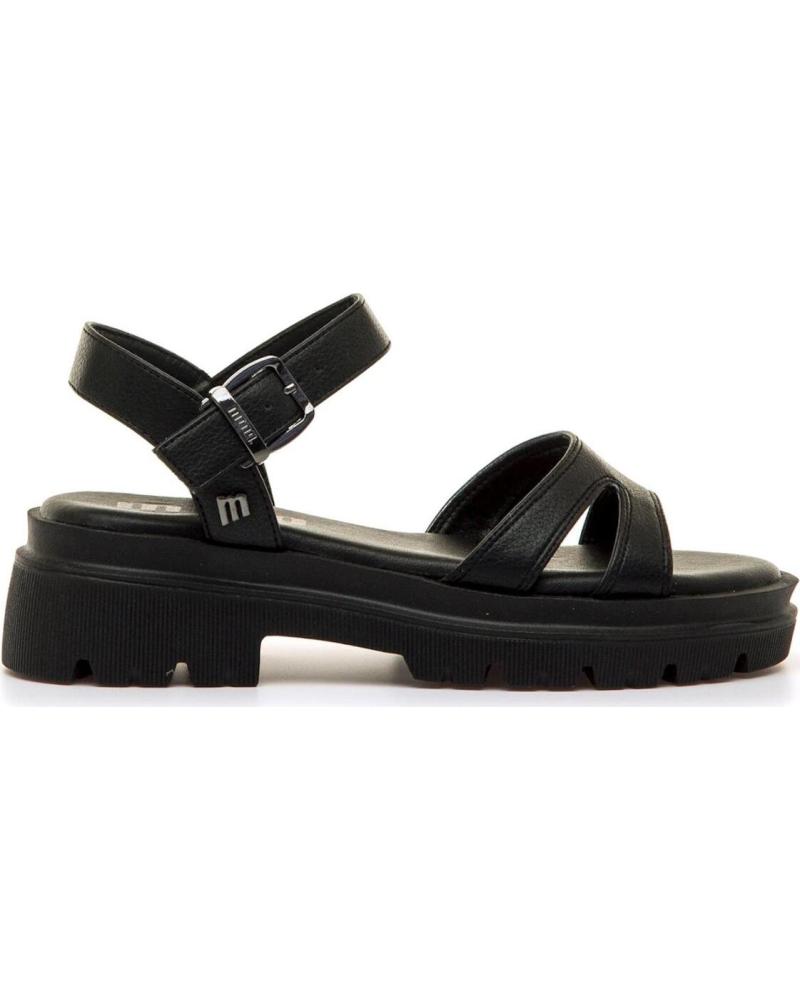 MTNG SANDALIA PLATAFORMA CON TIRAS CRUZADAS MTNG 55762 NEGRO