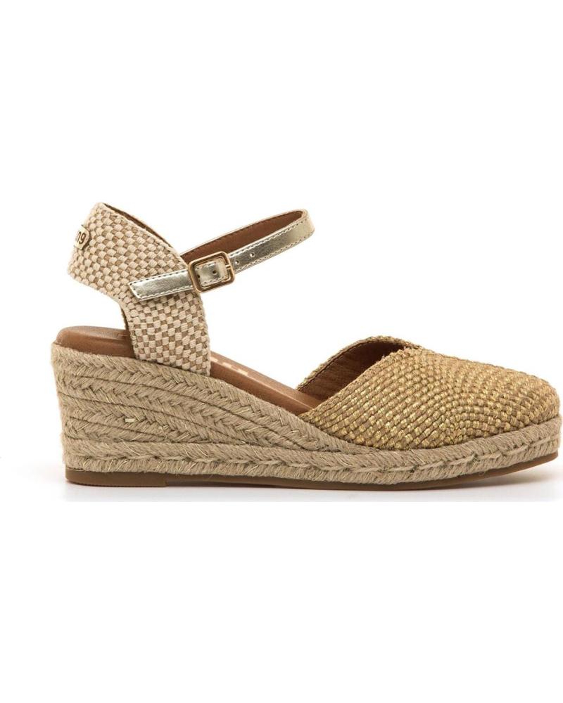 MTNG SANDALIA CUÑA ESPARTO 56601 GOLD