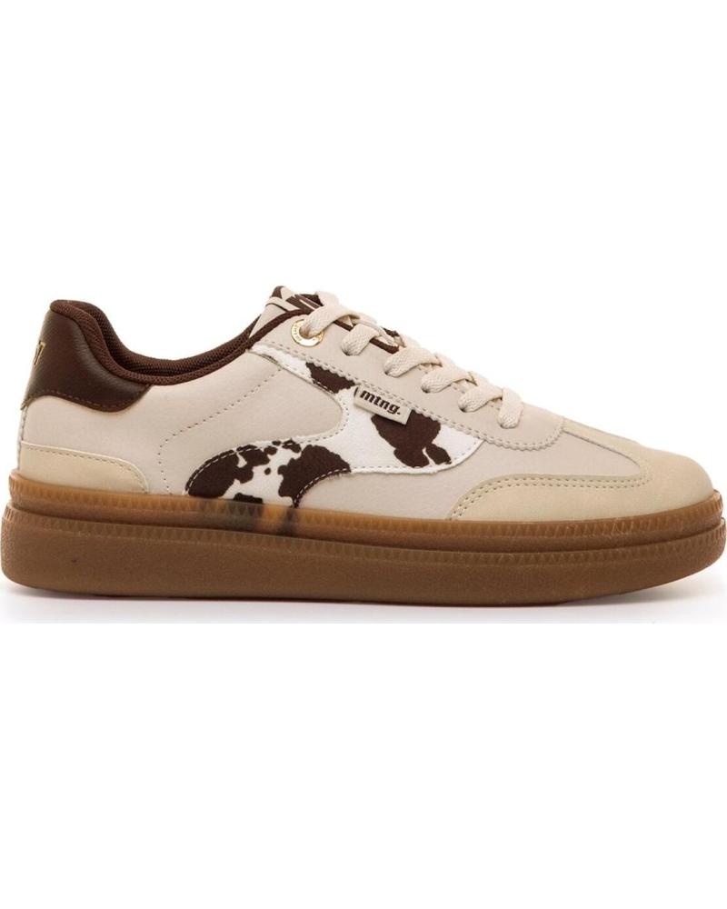 MTNG ZAPATILLAS MUSTANG 60956 CASUALES CON DETALLE ANIMAL PRINT BEIGE
