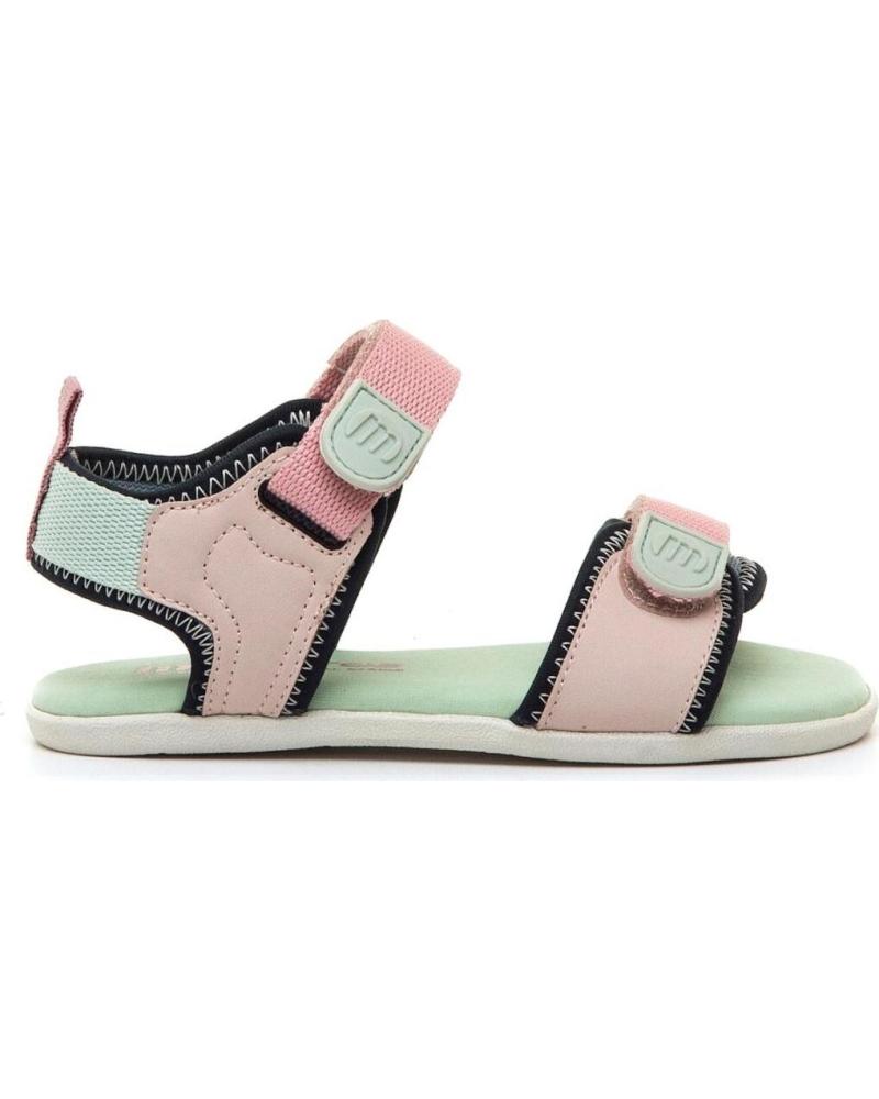 MTNG SANDALIAS INFANTILES BAREFOOT CON CIERRE DE VELCRO ROSA