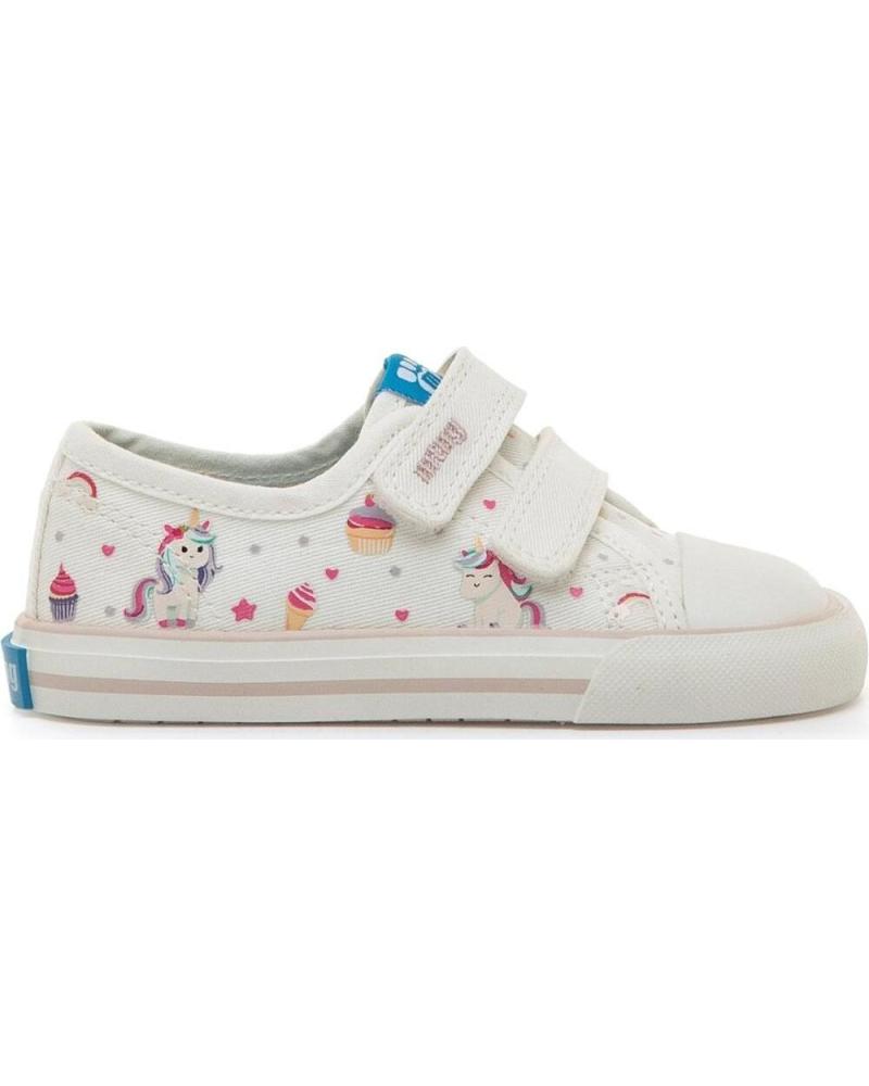MTNG ZAPATILLAS INFANTILES BAREFOOT MTNG 49371 CON CIERRE DE VELCRO BLANCO