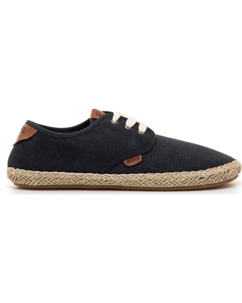 MTNG ZAPATILLAS 84844 BAREFOOT CON CORDONES Y SUELA DE YUTE AZUL