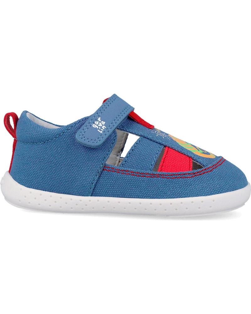 GARVALIN SANDALIAS RESPETUOSAS DE LONA LAGARTO 262343 INDIGOA631