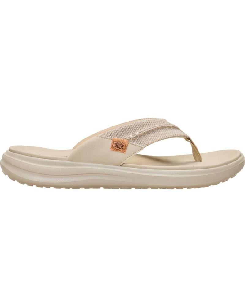 HEY DUDE SANDALIAS FINN FLIP BRAIDED BEIGE