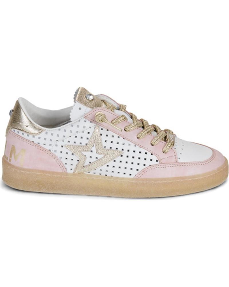 CETTI ZAPATILLAS CASUAL 1400 EN PIEL PERFORADA ROSA
