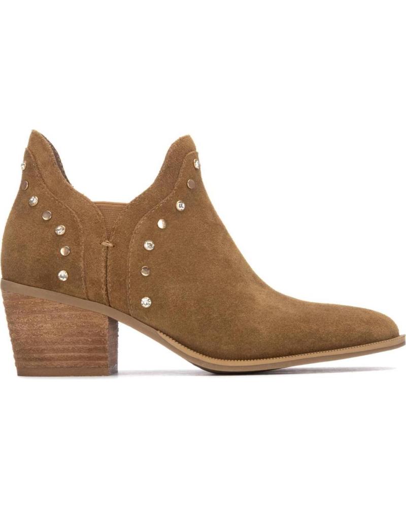 CARMELA BOTINES 163147 EN ANTE CON TACHUELAS CAMEL