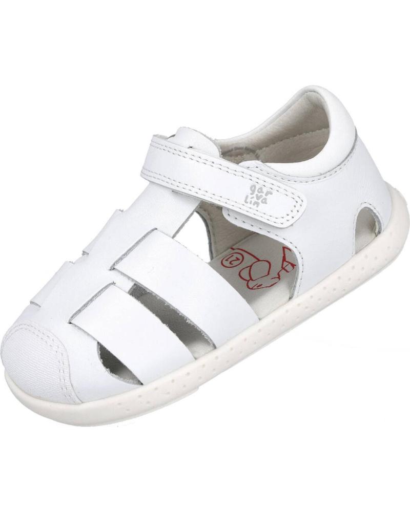 GARVALIN SANDALIAS BAREFOOT 252326-E050 BLANCO