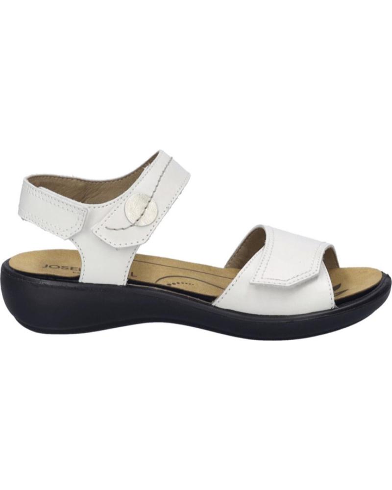 JOSEP SEIBEL SANDALIA JOSEF SEIBEL IBIZA-79 CON CIERRE DE VELCRO BLANCO