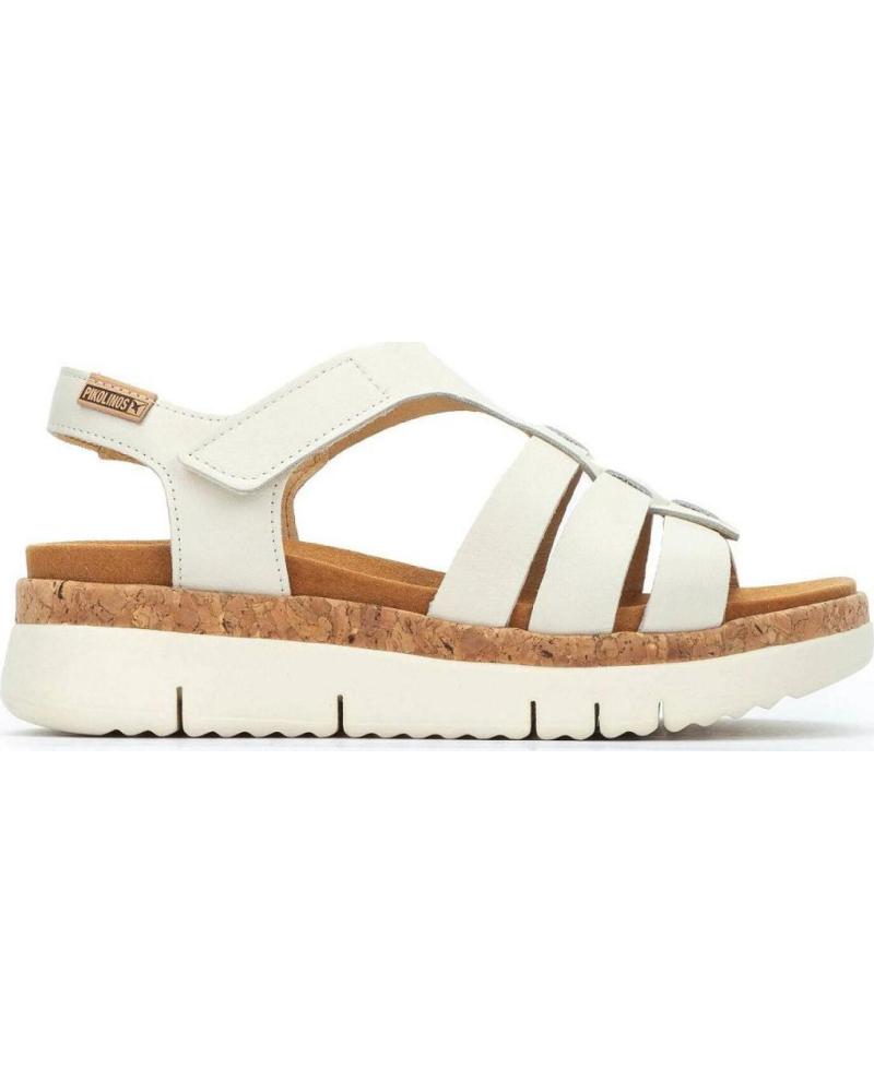 PIKOLINOS SANDALIAS PIKOLINOS W4N-0754 EN PIEL CREMA