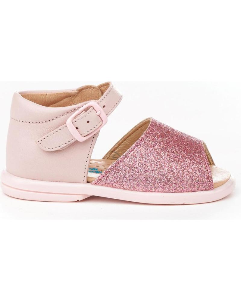 Sandalias de Niña ANGELITOS SANDALIA PIEL 922 ROSA
