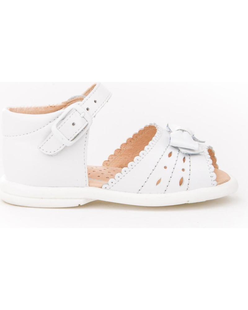 Sandalias de Niña ANGELITOS SANDALIA PIEL 922 BLANCO