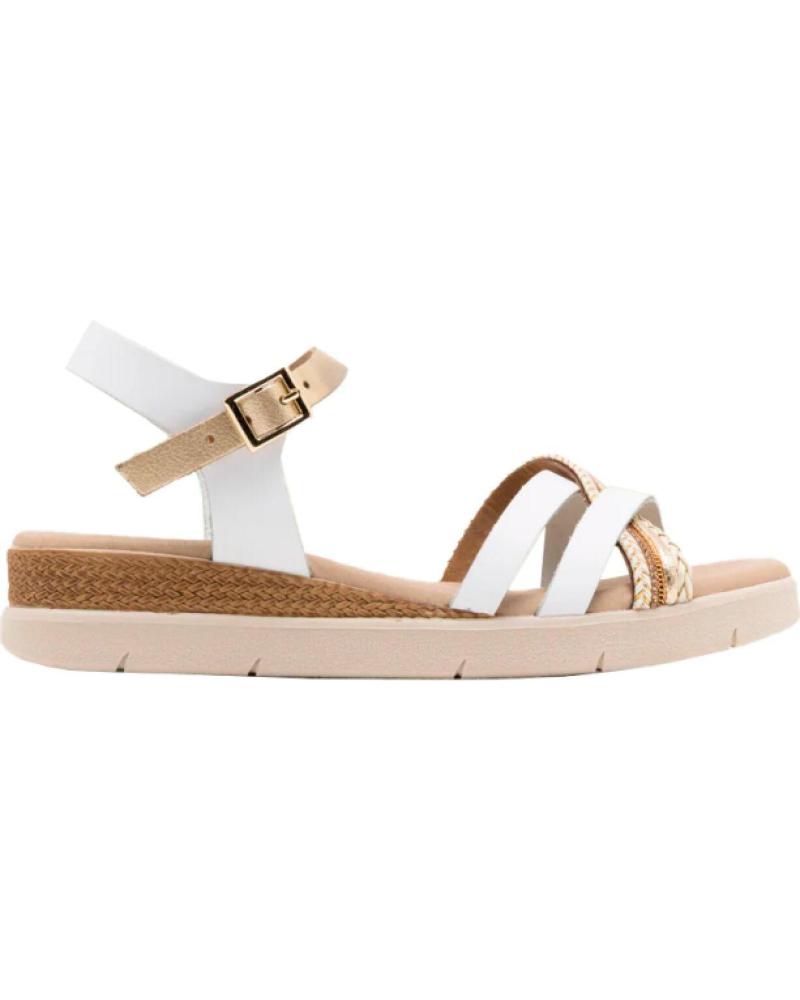 PORRONET SANDALIAS PLANAS 3278 CON TIRAS CRUZADAS BLANCO