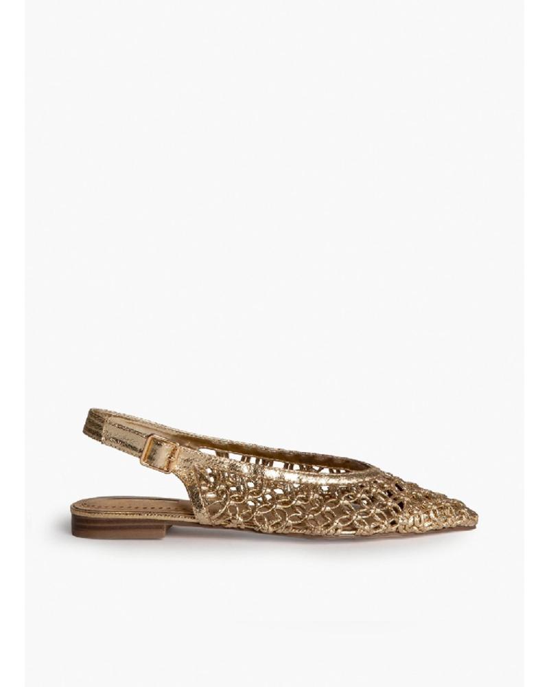 KESLEM SANDALIAS DESTALONADAS M6170 PUNTA FINA ORO