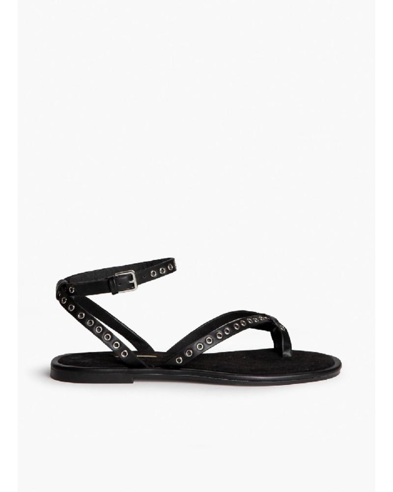 KESLEM SANDALIA M6441 CON TIRAS Y HEBILLA NEGRO