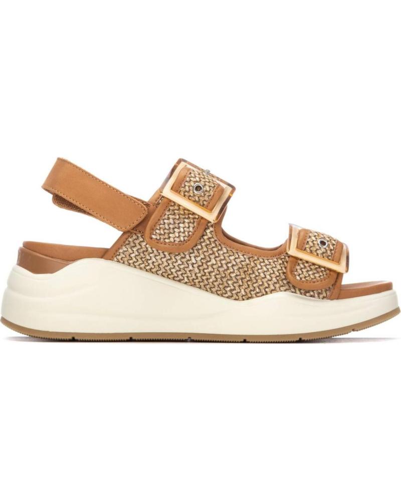 CARMELA SANDALIA CARMELA 163267 DE CUÑA CON HEBILLAS CAMEL