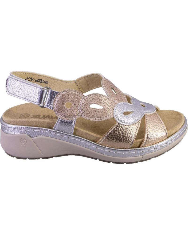 SUAVE SANDALIAS ANATÓMICAS MODELO 3326 PLATA