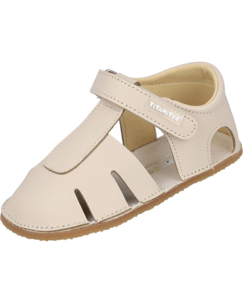 TITANITOS TITANITOS L560-ALBERTIC SANDALIAS BAREFOOT BEIGE