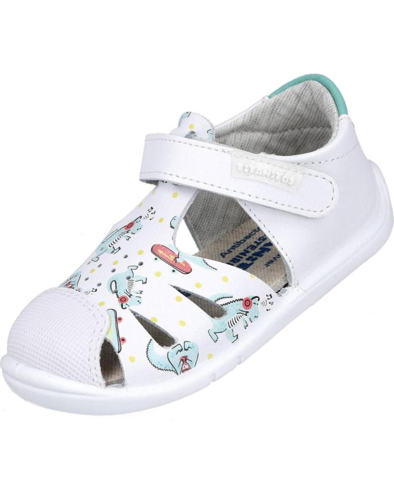TITANITOS SANDALIAS BAREFOOT L500 PATINETE BLANCO