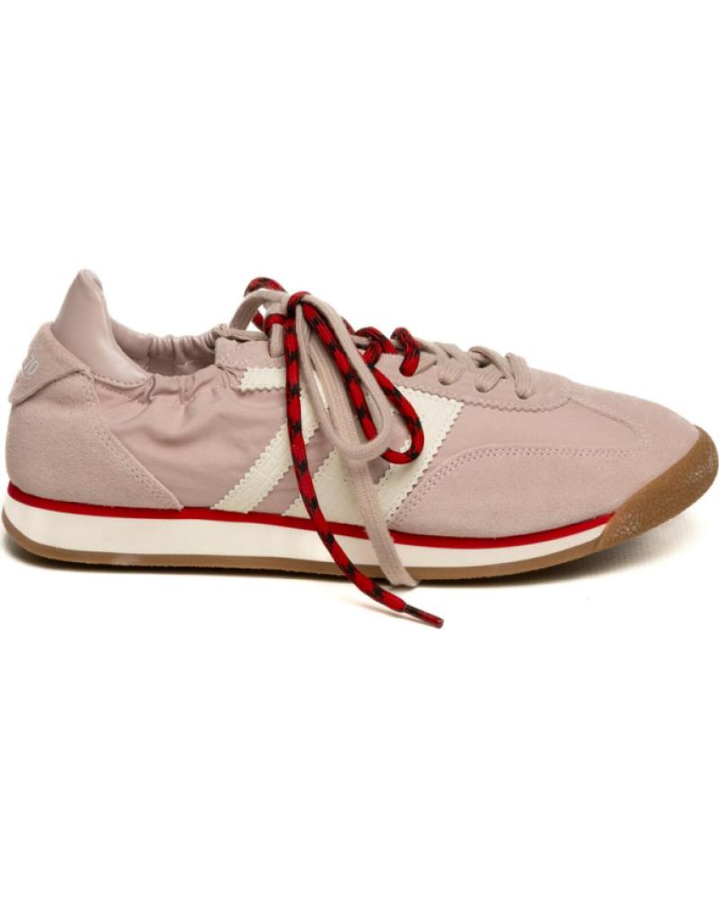 BACK 70 ZAPATILLAS BACK 70 NUDE CON CORDONES CONTRASTE NUDE