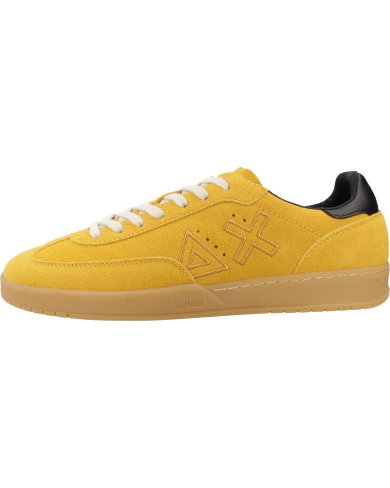 SUN68 ZAPATILLAS CALIFORNIA SUEDE ESTILO URBANO RETRO S23 GIALLO