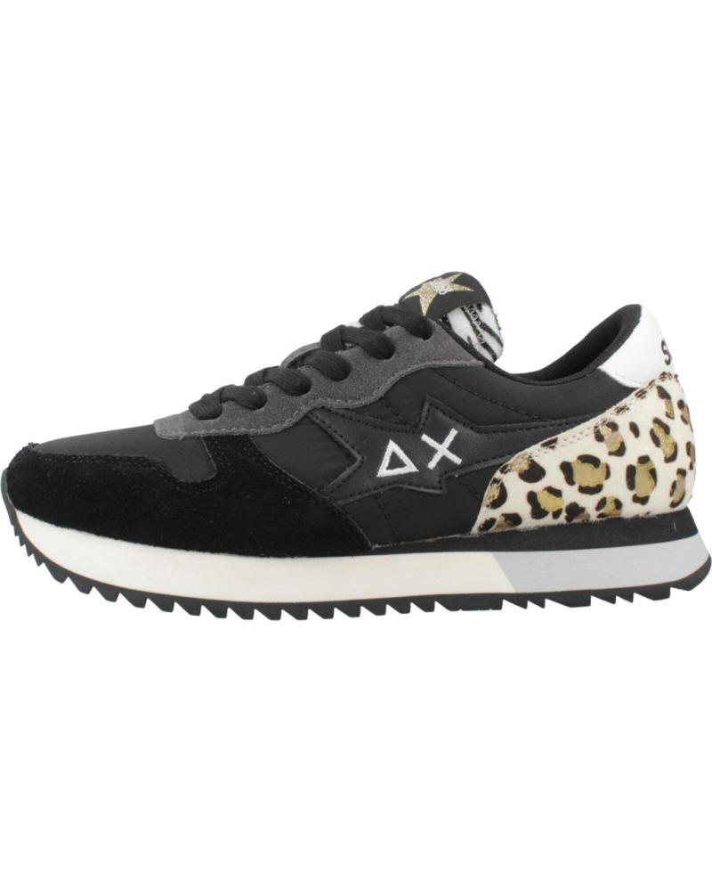 SUN68 ZAPATILLAS STARGIRL ANIMALIER S11 S11 NERO