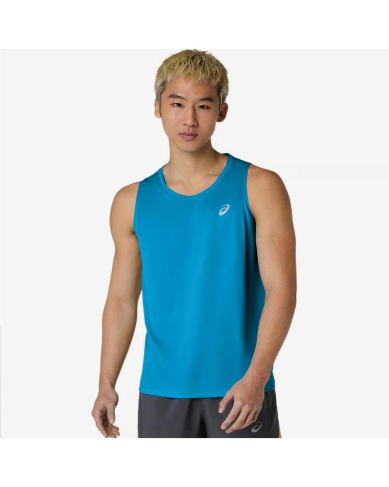 ASICS CAMISETA DE TIRANTES TÉCNICA DE RUNNING AZUL