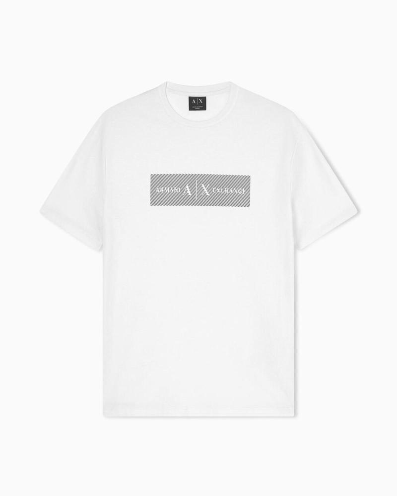ARMANI EXCHANGE CAMISETA A|X ARMANI EXCHANGE CON LOGO EN BLOQUE BEIGE