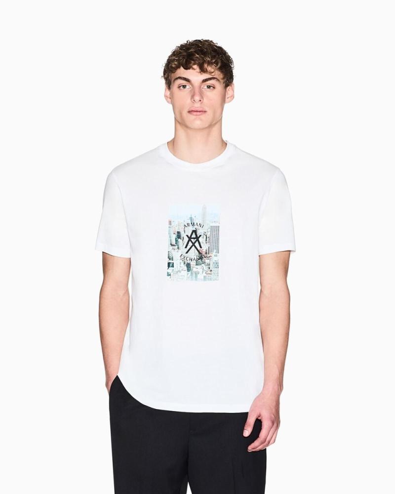 ARMANI EXCHANGE CAMISETA ARMANI EXCHANGE NEW YORK ESTAMPADA BLANCO