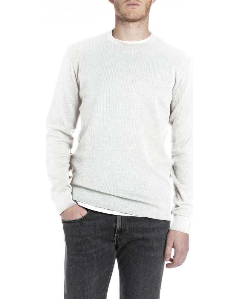 REPLAY CAMISETA DE MANGA LARGA REPLAY BLANCO