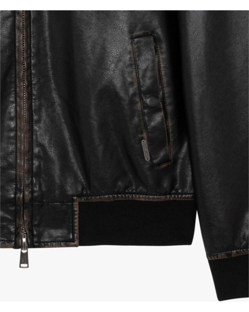 GIANNI LUPO CHAQUETA GIANNI LUPO DE PIEL NEGRO