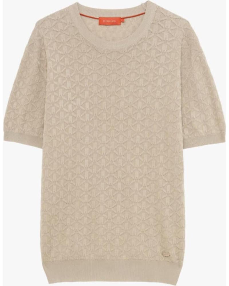GIANNI LUPO JERSEY GIANNI LUPO DE PUNTO TEXTURIZADO BEIGE