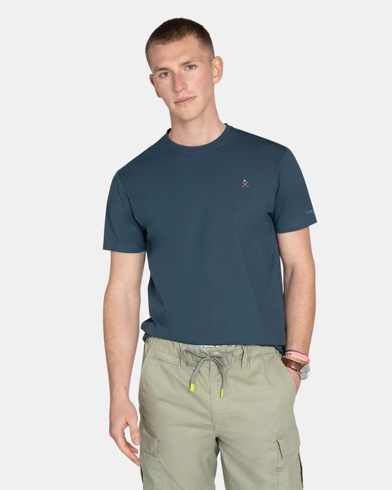 HARPER NEYER CAMISETA MANGA CORTA HARPER & NEYER GRÁFICO TRASERO AZUL