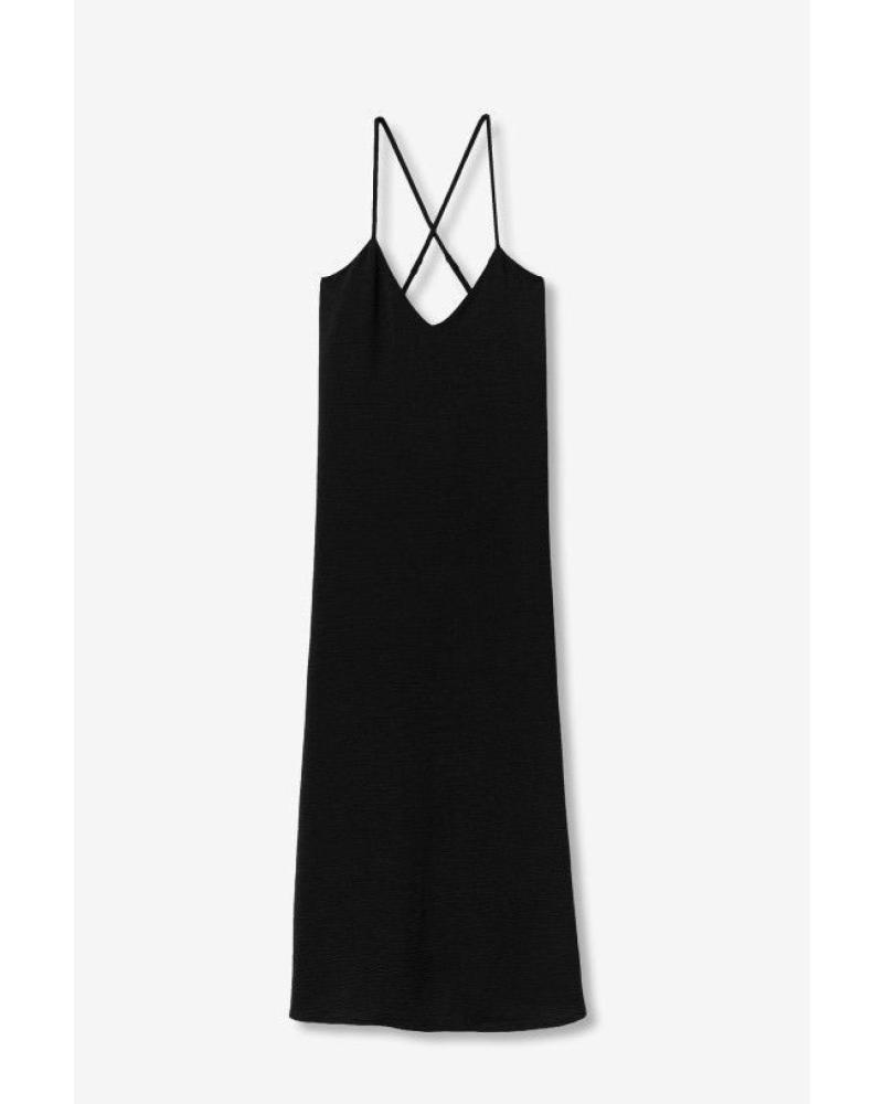 TIFFOSI VESTIDO BESTIE TIFFOSI DE GASA NEGRO