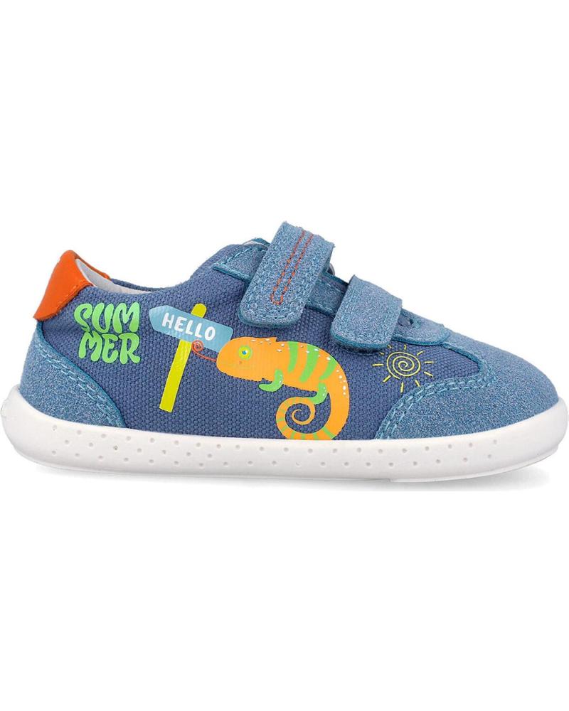 GARVALIN ZAPATILLAS RESPETUOSAS LONA LAGARTO INDIGO INDIGOA631