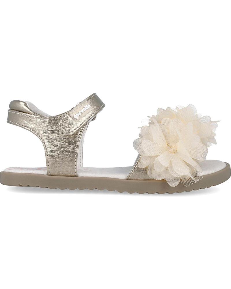 GARVALIN SANDALIAS GARVALIN MODELO 262432 CON DETALLE DE POMPONES DORADOA877
