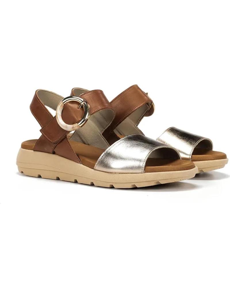 DORKING SANDALIA DE PIEL CON CIERRE DE HEBILLA Y SUELA ERGONÓMICA VARIOS COLORES