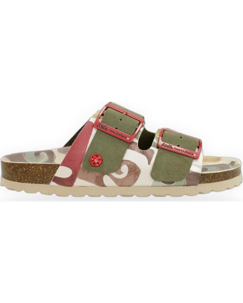 ANEKKE SANDALIAS ANATÓMICAS DOBLE HEBILLA VITORIA GREEN